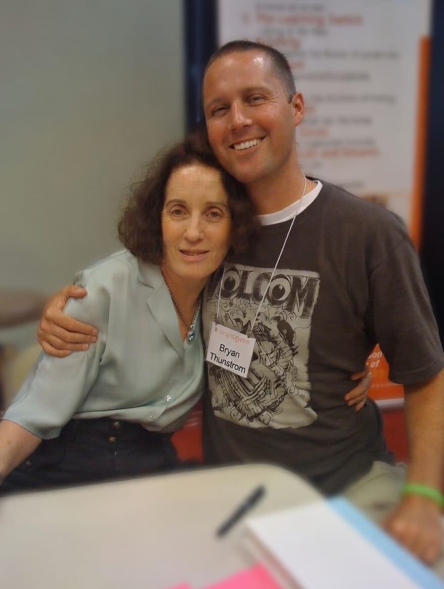 Bryan Thunstrom with Anat Baniel, creator of the Anat Baniel Method